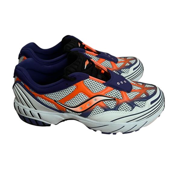 Saucony Other - Saucony Grid Web Purple Orange Lace Up Sneakers Men Size 10